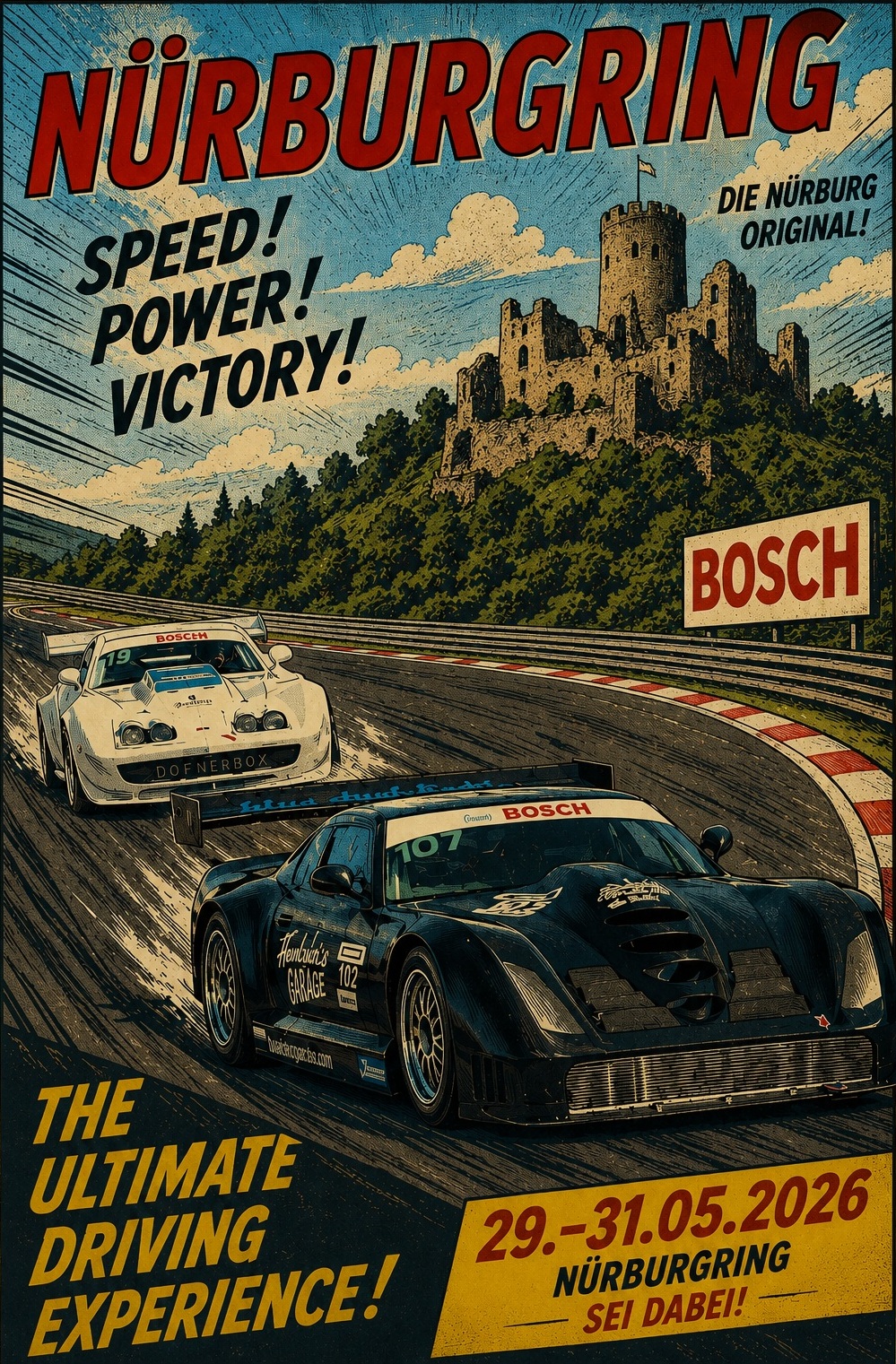 N�rburgring blue duck Racing 2026